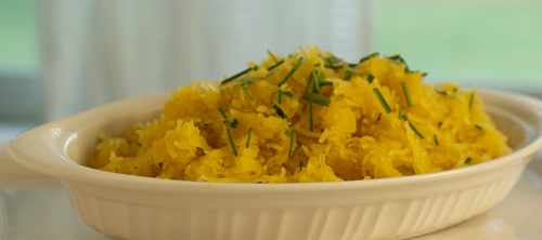 Garlic Herbed Spaghetti Squash 